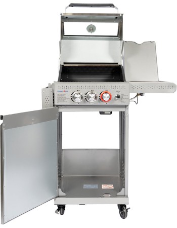 BBQ ΥΓΡΑΕΡΙΟΥ VIEW 2+1 INOX 9.5kW