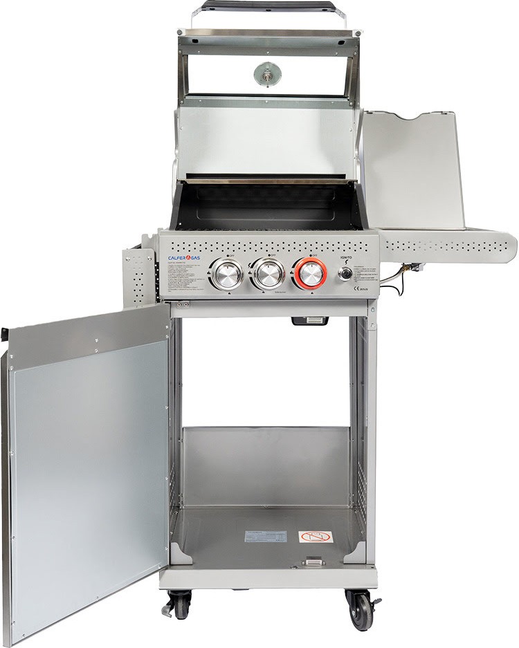 BBQ ΥΓΡΑΕΡΙΟΥ VIEW 2+1 INOX 9.5kW
