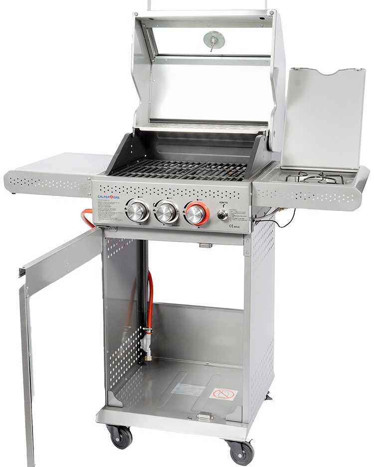 BBQ ΥΓΡΑΕΡΙΟΥ VIEW 2+1 INOX 9.5kW
